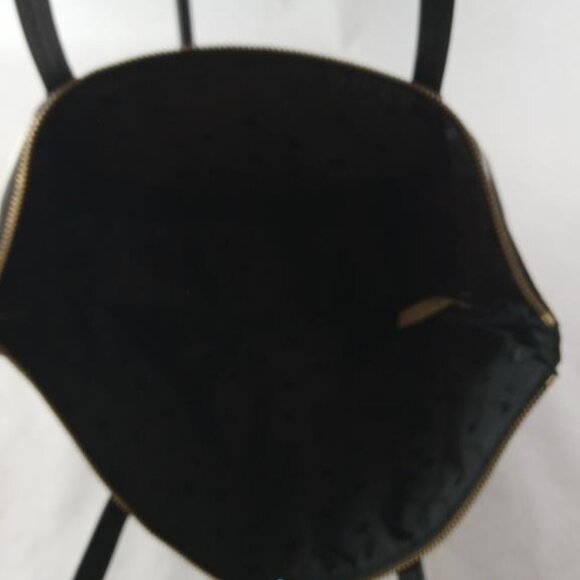 EUC kate spade May Street French Stripe Black and White Tote Bag - Picture 5 of 8